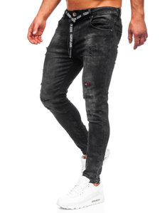 Men's Jeans Regular Fit Black Bolf TF091