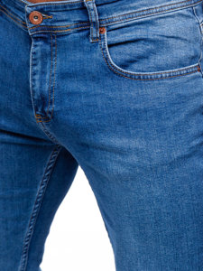 Men's Jeans Regular Fit Navy Blue Bolf 6356