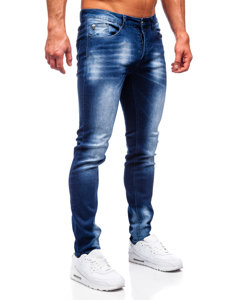 Men's Jeans Regular Fit Navy Blue Bolf MP019BS