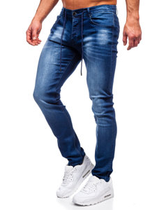 Men's Jeans Regular Fit Navy Blue Bolf MP021BS