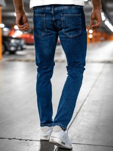 Men's Jeans Regular Fit Navy Blue Bolf R901