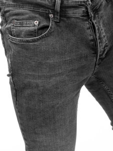 Men's Jeans Skinny Fit Black Bolf R926-1