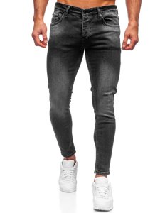 Men's Jeans Slim Fit Black Bolf R927