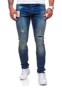Men's Jeans Slim Fit Navy Blue Bolf 250