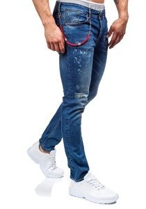 Men's Jeans Slim Fit Navy Blue Bolf 303