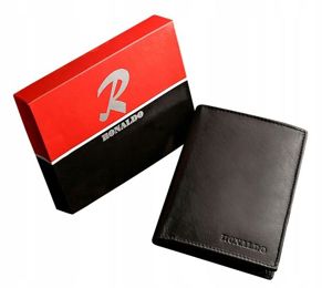 Men's Leather Wallet Black 602