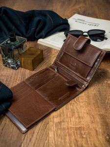 Men's Leather Wallet Brown 4515