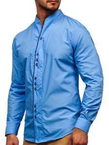 Men's Long Sleeve Shirt Sky Blue Bolf 5720