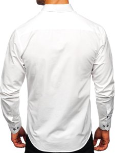 Men's Long Sleeve Shirt White Bolf 20718