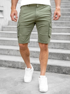 Men's Military Cargo Shorts Green Bolf DF3053