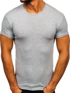 Men's Plain T-shirt Grey Bolf 0001