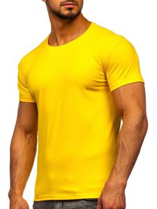 Men's Plain T-shirt Yellow Bolf 2005
