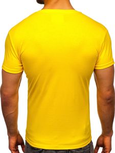 Men's Plain T-shirt Yellow Bolf 2005