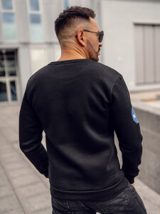 Men's Printed Sweatshirt Black Bolf 146955A