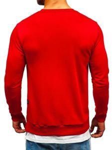 Men's Printed Sweatshirt Red Bolf 11115