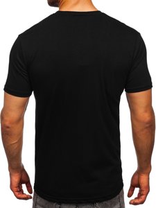 Men's Printed T-shirt Black Bolf 0303