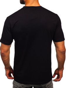 Men's Printed T-shirt Black Bolf 192245