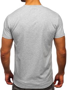 Men's Printed T-shirt Grey Bolf KS2538