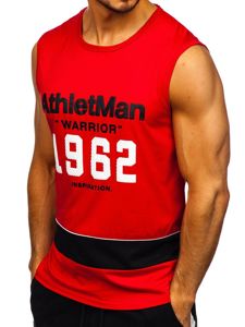 Men's Printed T-shirt Red Bolf SS11081