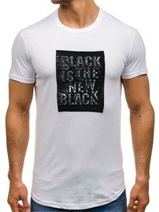 Men's Printed T-shirt White Bolf s188