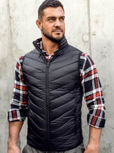 Men's Quilted Gilet Black Bolf 13073A