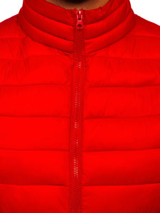 Men's Quilted Gilet Red Bolf LY32