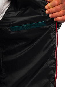 Men's Quilted Lightweight Sport Jacket Green Bolf 2147