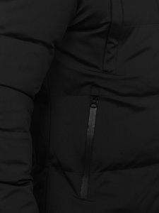 Men's Quilted Winter Jacket Black Bolf 51M2206