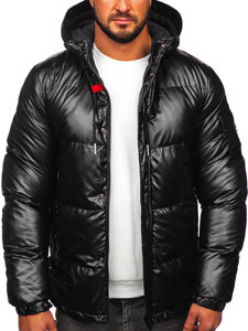 Men's Quilted Winter Jacket Black Bolf EX2125