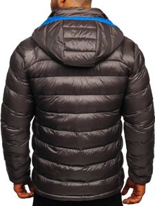 Men's Quilted Winter Sport Jacket Graphite Bolf BK145
