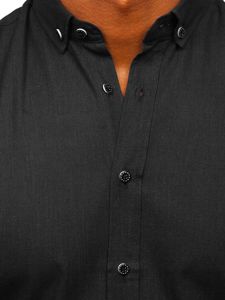 Men's Short Sleeve Shirt Black Bolf 20501
