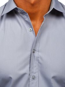 Men's Short Sleeve Shirt Sky Blue Bolf 17501