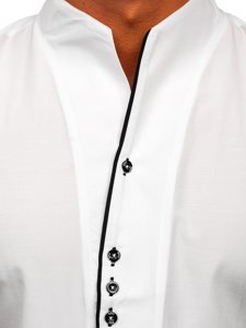 Men's Short Sleeve Shirt White Bolf 5518