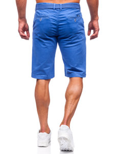 Men's Shorts with Belt Indigo Bolf 0010