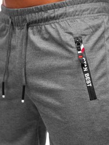 Men's Sweat Shorts Graphite Bolf JX503
