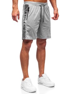 Men's Sweat Shorts Grey Bolf KS2577