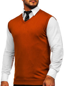 Men's Sweater Vest Orange Bolf 2500