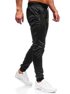Men's Sweatpants Black-Yellow Bolf K50005