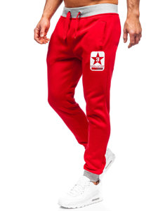 Men's Sweatpants Red Bolf K10001