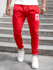 Men's Sweatpants Red Bolf K10001