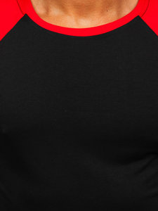 Men's T-shirt Black-Red Bolf 8T82