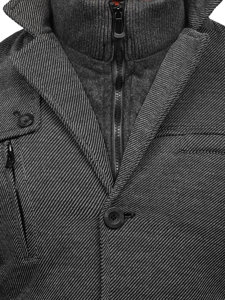 Men's Winter Jacket Grey Bolf 88802