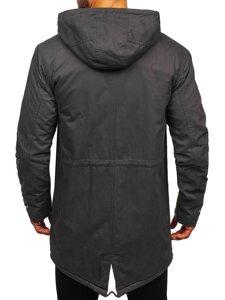 Men's Winter Parka Jacket Graphite Bolf EX838