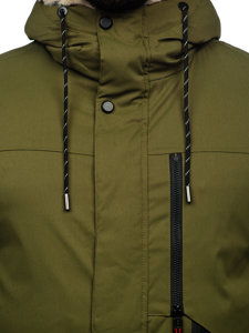 Men's Winter Parka Jacket Khaki Bolf 22M38