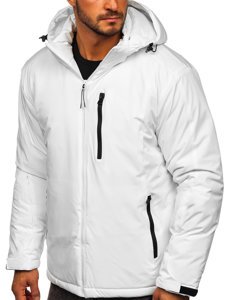 Men's Winter Sport Jacket White Bolf HH011