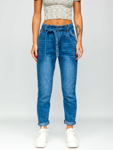 Women's Jeans Navy Blue Bolf DM312N-4