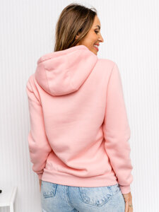 Women’s Kangaroo Sweatshirt Light Pink Bolf W02-56