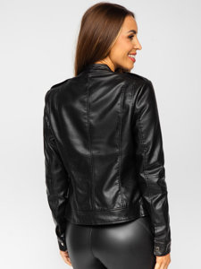 Women's Leather Jacket Black Bolf 11Z8050