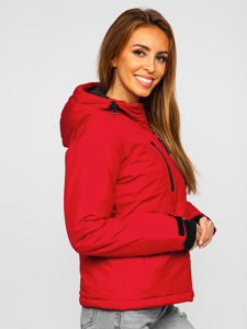 Women's Winer Down Jacket Red Bolf HH012A