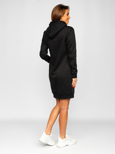 Women's Longline Hoodie Black Bolf YS10005-A